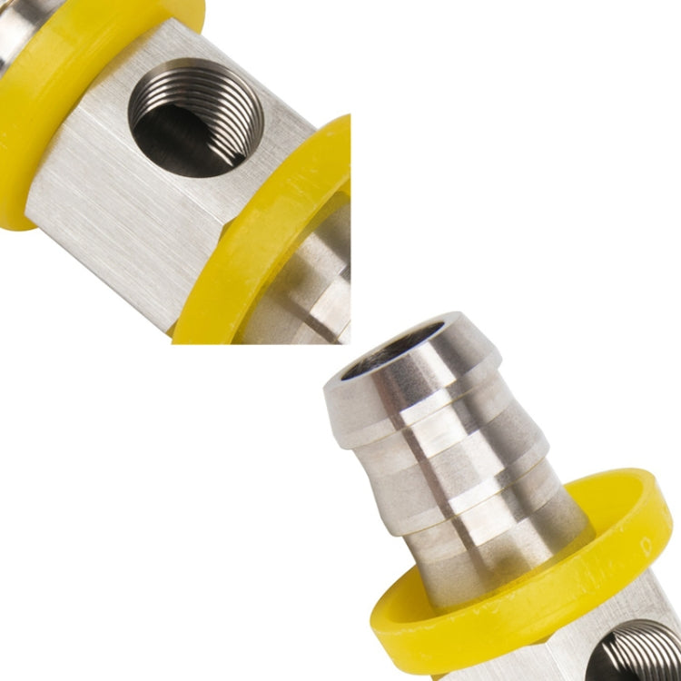 Motorcycle 3/8 inch Fuel Pipe Fuel Pressure Connector, 3/8 inch