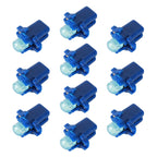 10 PCS B8.3 0.2W DC12V Wedge Instrument Panel COB LED Light Dashboard Gauge Cluster Indicator Lamp Bulb, B8.3 (Blue Light), B8.3 (Green Light), B8.3 (Red Light), B8.3 (White Light), B8.3 (Yellow Light)