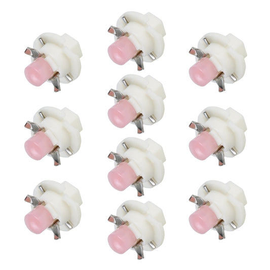 10 PCS B8.4 0.2W DC12V Wedge Instrument Panel COB LED Light Dashboard Gauge Cluster Indicator Lamp Bulb, B8.4 (Pink Light), B8.4 (Green Light), B8.4 (Red Light), B8.4 (White Light), B8.4 (Yellow Light)