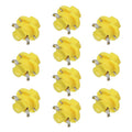 10 PCS B8.4 0.2W DC12V Wedge Instrument Panel COB LED Light Dashboard Gauge Cluster Indicator Lamp Bulb, B8.4 (Yellow Light), B8.4 (Ice Blue Light), B8.4 (Blue Light), B8.4 (Pink Light), B8.4 (Green Light), B8.4 (Red Light), B8.4 (White Light)