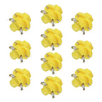 10 PCS B8.4 0.2W DC12V Wedge Instrument Panel COB LED Light Dashboard Gauge Cluster Indicator Lamp Bulb, B8.4 (Yellow Light), B8.4 (Ice Blue Light), B8.4 (Blue Light), B8.4 (Pink Light), B8.4 (Green Light), B8.4 (Red Light), B8.4 (White Light)