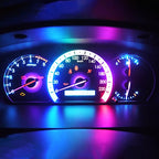 10 PCS B8.4 0.2W DC12V Wedge Instrument Panel COB LED Light Dashboard Gauge Cluster Indicator Lamp Bulb, B8.4 (Yellow Light), B8.4 (Ice Blue Light), B8.4 (Blue Light), B8.4 (Pink Light), B8.4 (Green Light), B8.4 (Red Light), B8.4 (White Light)