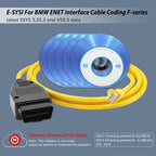 ESYS ENET for ICOM BMW F-Series with A Full Set of CD V50.3 Car Brush Hidden Cable, Car Brush Hidden Cable