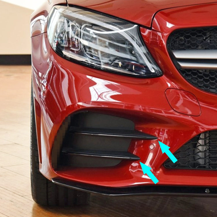 Car Air Inlet Grille Decoration Sticker Strip for Mercedes-Benz C Class C180L/C260L/C300L, Air Inlet Grille For Mercedes-Benz C Class(Black), Air Inlet Grille For Mercedes-Benz C Class(Carbon Fiber Black)