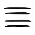 Car Front Bumper AMG Air Inlet Grille Decoration Sticker Strip for Mercedes-Benz E Class W213 2016-2020/E200/E260/E300, Air Inlet Grille For Mercedes-Benz E Class (Black), Wind Knife For Mercedes-Benz E Class(Mirror)                                    ...