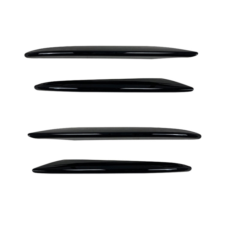 Car Front Bumper AMG Air Inlet Grille Decoration Sticker Strip for Mercedes-Benz E Class W213 2016-2020/E200/E260/E300, Air Inlet Grille For Mercedes-Benz E Class (Black), Wind Knife For Mercedes-Benz E Class(Mirror)                                    ...