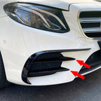 Car Front Bumper AMG Air Inlet Grille Decoration Sticker Strip for Mercedes-Benz E Class W213 2016-2020/E200/E260/E300, Air Inlet Grille For Mercedes-Benz E Class (Black), Wind Knife For Mercedes-Benz E Class(Mirror)                                    ...