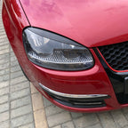 Car Headlight Eyebrow Decoration Sticker for Volkswagen Golf 5, Headlight Eyebrow For Volkswagen Golf 5 (Black), Headlight Eyebrow For Volkswagen Golf 5 (Carbon Fiber Black)