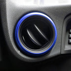 2 PCS Car Air Conditioner Air Outlet Decorative Ring for Subaru BRZ Outback / Toyota 86