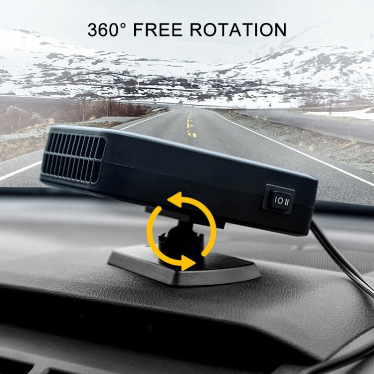 24V Car Hollow Heater Multifunctional Front Windshield Defroster and Demister, 24V (Orange), 12V (Red)