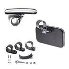 Universal For All-terrain Vehicles Central Rearview Mirror Side Mirror Combination Set For UTV / ATV, Side Mirror Combination Set