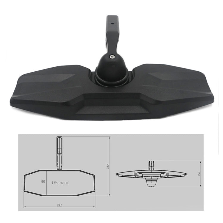 Universal 1.75 inch All Terrain Car Central Mirror Rearview Mirror For UTV/ATV, UTV-40