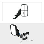 Sandy Beach Car Shaped Tube Holder Rearview Mirror for UTV/ATV, UTV-4c