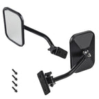 SF-JP-003 Pair  Car Side Door Rearview Mirror Adjustable Shape Angle Lens Blind Spot Exterior Mirror for Jeep Wrangler, SF-JP-003