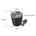 G63 Car Multi-function Bluetooth Charger Cup Support USB Charging / Navigation Broadcast, without Remote Control, without Remote Control