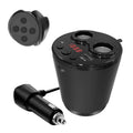 G63 Car Multi-function Bluetooth Charger Cup Support Hands-free Call / USB Charging / Navigation Broadcast, with Remote Control, with Remote Control