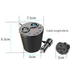 G63 Car Multi-function Bluetooth Charger Cup Support Hands-free Call / USB Charging / Navigation Broadcast, with Remote Control, with Remote Control