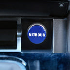 2 PCS Car / Motorcycle NITROUS Letter Metal Cigarette Lighter Dust Cover, NITROUS