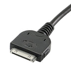 Car USB Data Cable iPod Interface 3.5mm Audio Cable for Nissan / Infiniti, Car USB Data Cable