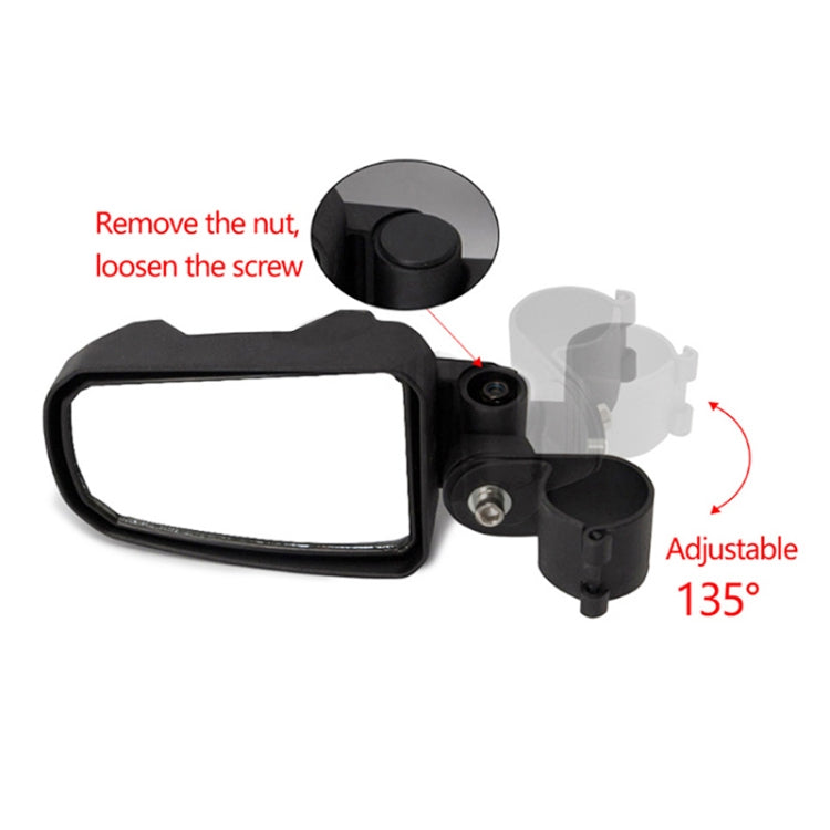 Pair All-terrain Vehicles Wide Field View 2.0 inch Rearview Mirror Side Reflector Mirror for UTV / ATV, UTV-23 2.0 inch