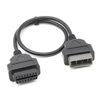 14Pin to 16Pin Car OBD2 Conversion Cable OBDII Diagnostic Adapter Cable for Nissan, 14Pin to 16Pin for Nissan