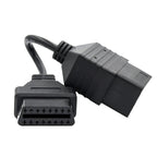 17Pin to 16Pin Car OBD2 Conversion Cable OBDII Diagnostic Adapter Cable for Toyota, For Toyota