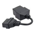 17Pin to 16Pin Car OBD2 Conversion Cable OBDII Diagnostic Adapter Cable for Toyota, For Toyota