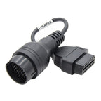 38Pin to 16Pin Truck OBD2 Conversion Cable OBDII Diagnostic Adapter Cable for Iveco, 38Pin to 16Pin for Iveco