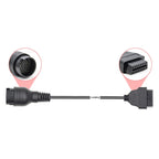 38Pin to 16Pin Truck OBD2 Conversion Cable OBDII Diagnostic Adapter Cable for Iveco, 38Pin to 16Pin for Iveco