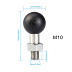 WUPP PJ-416A2 YF-213 Motorcycle Rearview Mirror Mount M10 Bracket Fixed Ball Head, M10