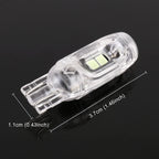 10 PCS T10 DC12V / 1W Car Clearance Light 5LEDs SMD-3030 Lamp Beads, 5LEDs SMD-3030 (Ice Blue Light), 5LEDs SMD-3030 (Blue Light), 5LEDs SMD-3030 (Pink Light), 5LEDs SMD-3030 (Green Light), 5LEDs SMD-3030 (Red Light), 5LEDs SMD-3030 (White Light)      ...
