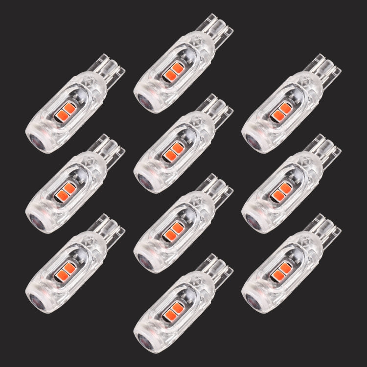 10 PCS T10 DC12V / 1W Car Clearance Light 5LEDs SMD-3030 Lamp Beads, 5LEDs SMD-3030 (Ice Blue Light), 5LEDs SMD-3030 (Blue Light), 5LEDs SMD-3030 (Pink Light), 5LEDs SMD-3030 (Green Light), 5LEDs SMD-3030 (Red Light), 5LEDs SMD-3030 (White Light)      ...