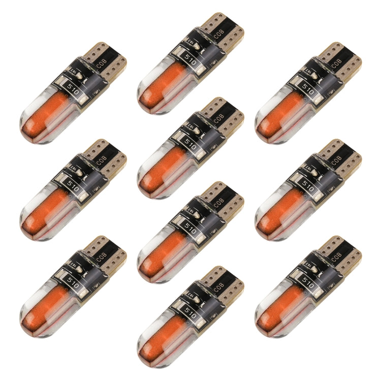 10 PCS T10 DC12V / 1W Car Clearance Light COB Lamp Beads, COB (Yellow Light), COB (Ice Blue Light), COB (Blue Light), COB (Pink Light), COB (Green Light), COB (Red Light), COB (White Light)