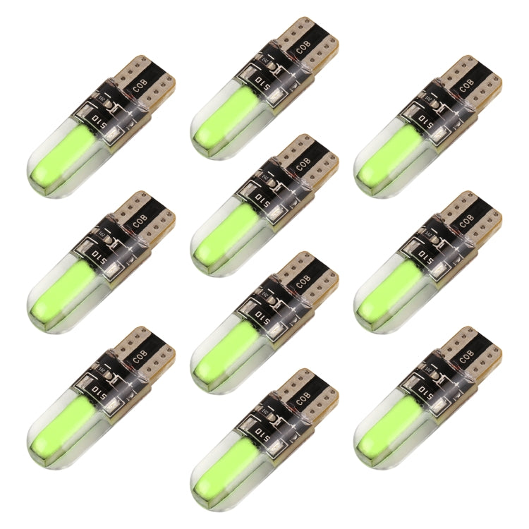 10 PCS T10 DC12V / 1W Car Clearance Light COB Lamp Beads, COB (Yellow Light), COB (Ice Blue Light), COB (Blue Light), COB (Pink Light), COB (Green Light), COB (Red Light), COB (White Light)