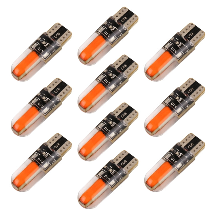 10 PCS T10 DC12V / 1W Car Clearance Light COB Lamp Beads, COB (Yellow Light), COB (Ice Blue Light), COB (Blue Light), COB (Pink Light), COB (Green Light), COB (Red Light), COB (White Light)