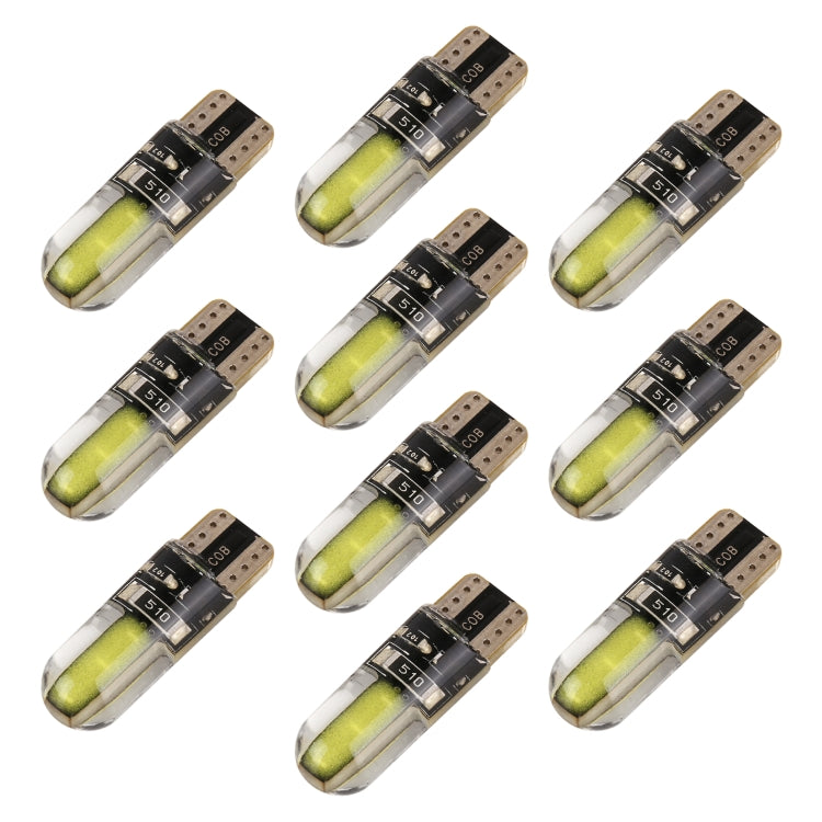10 PCS T10 DC12V / 1W Car Clearance Light COB Lamp Beads, COB (Yellow Light), COB (Ice Blue Light), COB (Blue Light), COB (Pink Light), COB (Green Light), COB (Red Light), COB (White Light)
