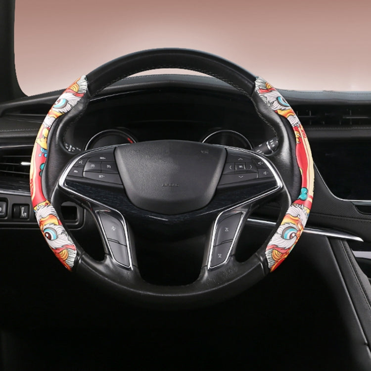 Car Universal China-Chic Relief Steering Wheel Cover (A Born Beauty), CRP4786A, CRP4786B, CRP4786C