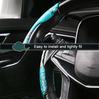 Car Universal China-Chic Relief Steering Wheel Cover (A Born Beauty), CRP4786A, CRP4786B, CRP4786C