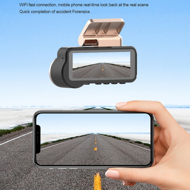 F22 3.16 inch 1080P HD Night Vision WiFi Connected Driving Recorder, F22 WiFi