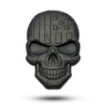 Three-dimensional Devil Skull Metal Plating Car Sticker, Black, Gun Metal, Plating Bronze, Red, Silver