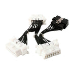 ELM327 OBD2 16Pin Male to 3 Female Car Diagnostic Cable, 16Pin Male to 3 Female