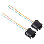 1 Pair Car H11 Bulb Holder Base Female Socket with Cable for BMW, For BMW