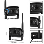 PZ710-W 7 inch Car Digital Wireless Rear-view Split-screen Monitor Single Record, PZ710-W Single Record