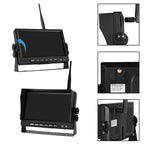 PZ710-W 7 inch Car Digital Wireless Rear-view Split-screen Monitor Dual Record, PZ710-W Dual Record