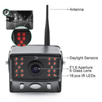PZ710-W 7 inch Car Digital Wireless Rear-view Split-screen Monitor Dual Record, PZ710-W Dual Record