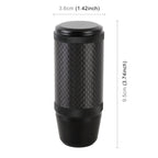 Universal Car Carbon Fiber Metal Gear Shift Knob, Carbon Fiber Metal