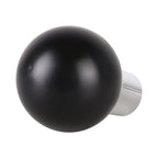 Universal Car Small Round Ball Resin + Carbon Fiber Metal Gear Shift Knob, Small Round Ball (Black), Small Round Ball (White)