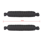 Pair Car Door Limit Braided Rope Strap for Jeep Wrangler, Short (Black), Short (Red)