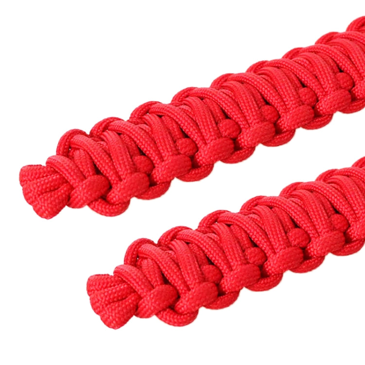 Pair Car Door Limit Braided Rope Strap for Jeep Wrangler, Short (Blue), Short (Red), Short (Black), Short (Pink), Short (Green)