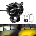 CS-1584A1 External Waterproof Double Lamp Bead LED Headlight Owl Bracket Type, CS-1584A1